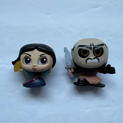 Disney MULAN & SHAN YU - Villanos Doorables Rivales Reales *Defectos Foto 1 de 4