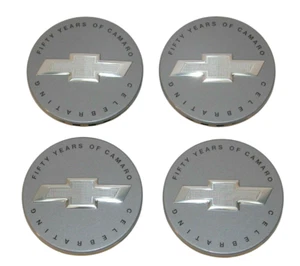 NEW GENUINE GM 50TH Anniversary Factory Wheel Center Cap Set Fits 2017 Camaro - Picture 1 of 2