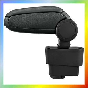 Reposabrazos Alfa Romeo MiTo (2008-2018) consola central negro cuero ecológico nuevo - Imagen 1 de 6