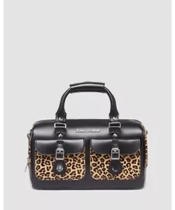 Dr. Martens Top Handle Bag BLACK × LIGHT TAN 41081001 2025 Authentic Japan New - Picture 1 of 15