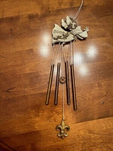 ANGEL Wind Chimes With Bird ~ HOPE ~ 14” ~ - Picture 1 of 7