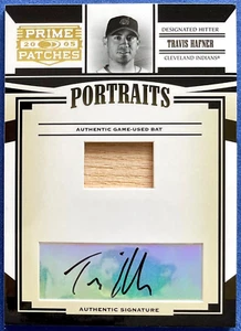 /50 TRAVIS HAFNER Autografo, Pipistrello 2005 Donruss Prime Patch RITRATTI /50 - Foto 1 di 5