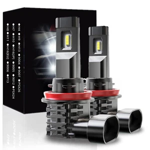 AJHGFOW H8/H9/H11 LED Headlight 6000K White 2-Sides Low Beam Bulbs Super Bright - Picture 1 of 10