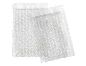 400 Pack 4" x 7.5" Bubble Bag Pouches Clear Self Seal Protective Cushioning - Picture 1 of 1