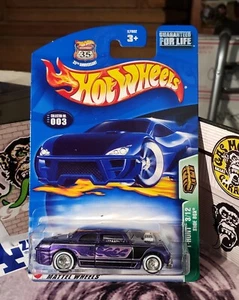 👓Hot Wheels 2003 Treasure Hunt #3💎CAJA DE ZAPATOS Metalflake Purple⭐WLCDD Real Riders - Imagen 1 de 7