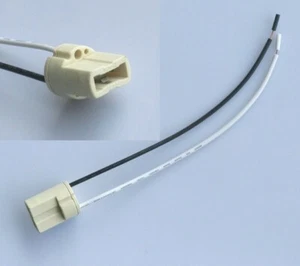10x G9 Halogen Licht Keramik Sockel Fassungen Fassung Adapter Line DHL - Bild 1 von 2