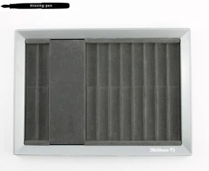 Used Pelikan Pen Tray for 10 Pens in Grey Silver - Picture 1 of 1
