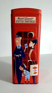 Mark&Spenser Vintage Scoth Shortbead Metal Cookie Tin Box Biscuit Collectible - Picture 1 of 7