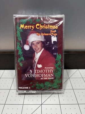 Merry Christmas From The Delmarva Pops Timothy Von Hofman Piano Tape NEW Sealed - Image 1 of 4