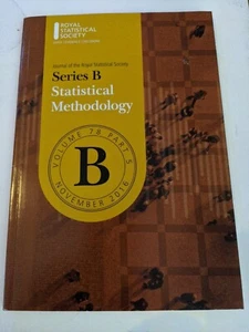 Royal Statistical Society Series B Statistical Methodology Paperback  - Picture 1 of 4
