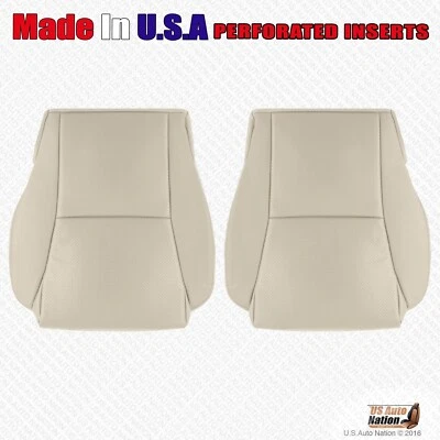 Cubierta de asiento inferior de cuero tostado para Toyota Solara 2006 2007 2008 conductor-pasajero Foto 1 de 4