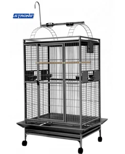STRONG Voliera Gabbia AIDA con ruote per pappagalli 114 x 89 x 175 cm - Foto 1 di 6