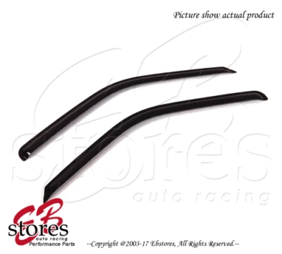 Viseras JDM de humo oscuro montadas en el exterior Chevrolet C2500 K2500 Suburban 1992-99 2 piezas Foto 1 de 4