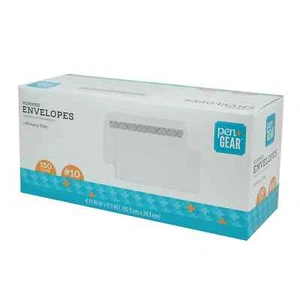 Envelopes White Letter Mailing Shipping, 4.125" x 9.5", 150 Count mail document - Picture 1 of 5