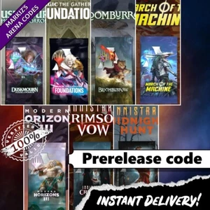 MTG Arena Code Prerelease Booster Pack Card Foundation - Picture 1 of 8