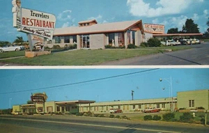 Traveler's Restuarant - Maryville, Tennessee - RPPC sin publicar - Imagen 1 de 3