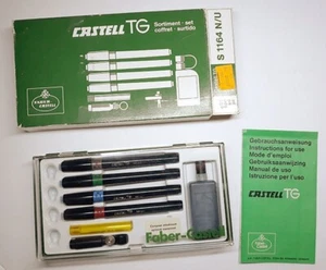 Vtg Faber-CASTELL ▪️TG▪️ TECHNICAL PEN SET { S 1164 N/U } 🔸️ Germany 🔸️ UNUSED - Picture 1 of 4