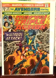 1975 Marvel Comics The Avengers The Ultroids Attack! #28 Comic - Bild 1 von 1