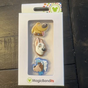 New Disney Parks Pixar UP MagicBandits Dogs Set Magic Band Dug, Bolt, Nana Dog - Picture 1 of 7