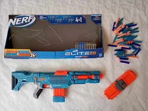 Nerf Gun Blaster Elite 2.0 Echo CS-10 (Zop Zustand) + Doppelmagazin + Darts - Bild 1 von 5