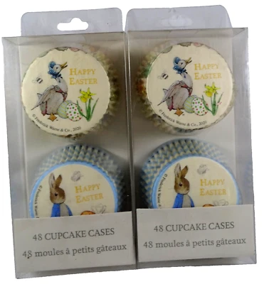 Peter Rabbit Beatrix Potter Cupcake Liners Happy Easter Jemima Meri Meri - Image 1 of 4