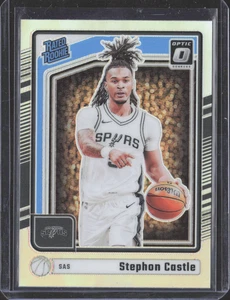 2024-25 Optic Stephon Castle Rated Rookie Silver Prizm Holo RC - Picture 1 of 2