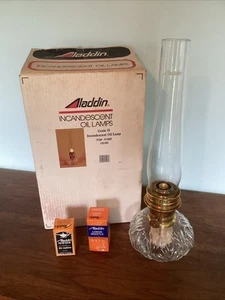 Aladdin Genie II Incandescent Oil Lamp C6106. In Box W/ New Mantle & Extra Wick. - Picture 1 of 12
