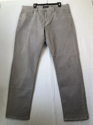 Lucky Brand Jeans 121 Slim Straight Size 38x32 Taupe Green Gray Men’s - Image 1 of 4