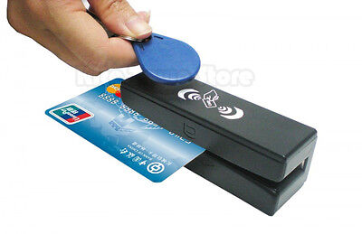 ZCS100 RFID Reader/Writer And Magnetic Stripe Card 3 Tracks Reader 13.56MHz MX53 • 36.99$