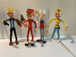 Spirou und Fantasio Quick Papo 4 x Figur 1996/8 mit Stefanie/ Graf Rummelsdorf ! - Bild 1 von 8