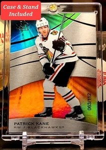 2019-20 Patrick Kane SP Game Used #45 Orange Rainbow 063/112 BLACKHAWKS - Imagen 1 de 9