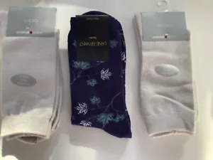 3 PARES DE CALCETINES DE MUJER TALLA QUEEN * NUEVOS CON ETIQUETAS * HOJAS DE OTOÑO * LANE BRYANT * BAMBÚ - Imagen 1 de 1