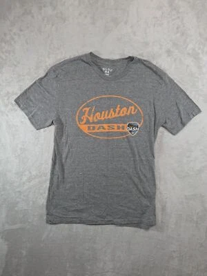 Blue 84 MLS Houston Dash Men's Size Large Grey T-Shirt - Image 1 of 4