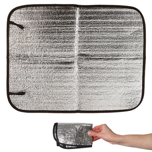 OUTDOOR Alu Sitzkissen - Thermo Kissen Sitzunterlage Stadion Camping Angeln Jagd - Bild 1 von 3