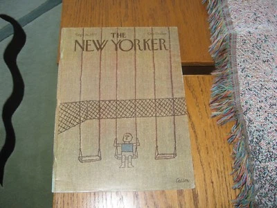 1977 New Yorker September Jorge Luis Borges, Perelman, Hazzard, Updike, Handke - Image 1 of 3