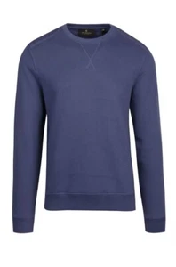 BELSTAFF Mens Blue Jarvis Sweatshirt SIZE 3XL XXXL BNWT 27 Inch PTP - Picture 1 of 15