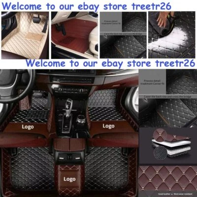 Fit For Toyota Corolla Luxury Custom Car Floor Mats Auto Carpets Pads Waterproof Foto 1 de 4