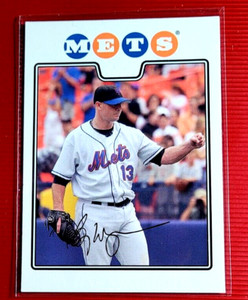 Billy Wagner 2008 Topps *No Name Error Card* Collectible MLB Card No. 65