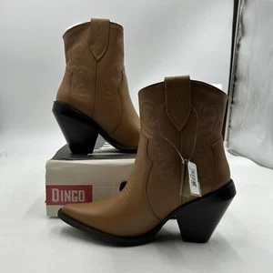 Dingo Boots Pretty N' Prissy modische Damenstiefel, Größe 10, camelbraun - Bild 1 von 9
