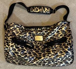 Betseyville Betsey Johnson Large Overnight Carry On Duffle Bag Leopard Print - Picture 1 of 9