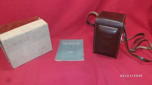 Zeiss Ikon Ikoflex Ia Formato 6x6 Novar Anastigmat 3,5/75mm con Scatola Custodia Libretto - Foto 1 di 4
