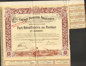 Part: CREDIT FONCIER ARGENTIN (ARGENTINE) (I) - Picture 1 of 1