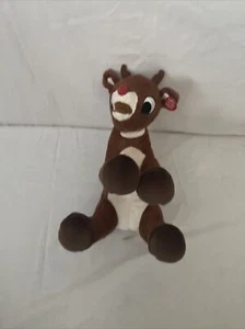 Rudolph the Red Nosed Reindeer Plush Stuffed animal 12 Musical - Picture 1 of 6