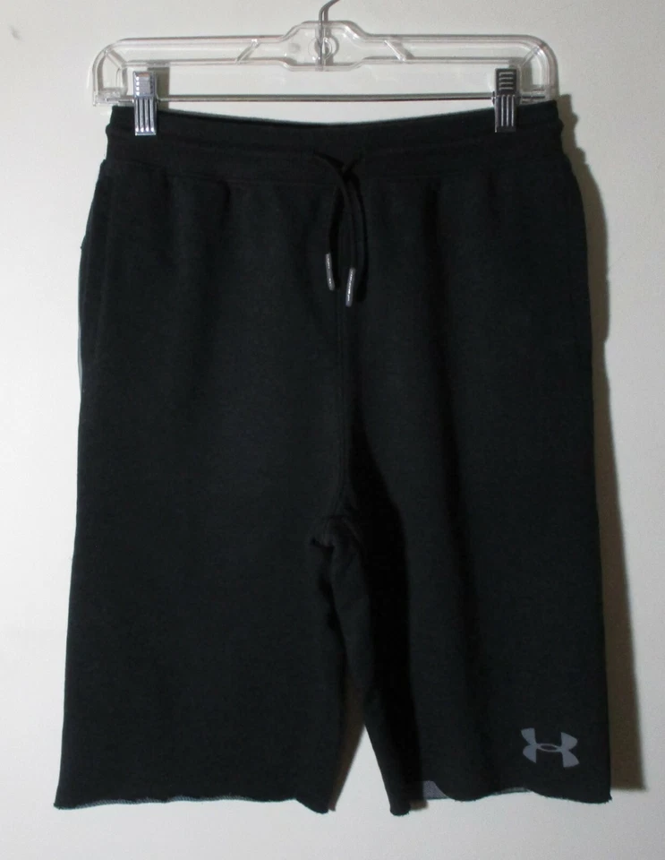 Boy's UNDER ARMOUR Black Casual Athletic Cut-Off Shorts Size L - Image 1 of 4
