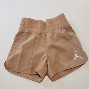 girls jumpman high flying shorts legend brown - Picture 1 of 7
