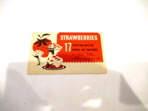 Strawberries - 17 Extra-Good Ways for Serving and Preserving, vintage pamphlet - Picture 1 of 7