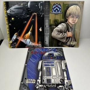 Star Wars 1999 Episode I 2-Pocket Portfolio Naboo Space Battle / R2-D2 / Sky Walker - Bild 1 von 12