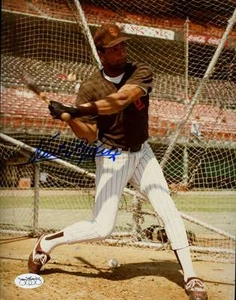Sandy Alomar Jr (r) Jsa Sticker Signed Original Image 1/1 8x10 Photo Autograph - Picture 1 of 1