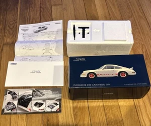 Modellino auto EBBRO 1973 Porsche 911 Carrera 2.7 RS bianco *SOLO SCATOLA, SCHEDA + STRUMENTI - Foto 1 di 8