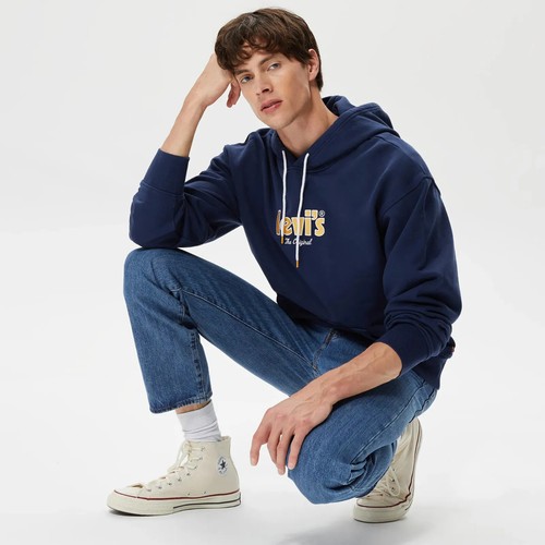 SACAI Felpa con cappuccio uomo Levis Relaxed Graphic Holiday